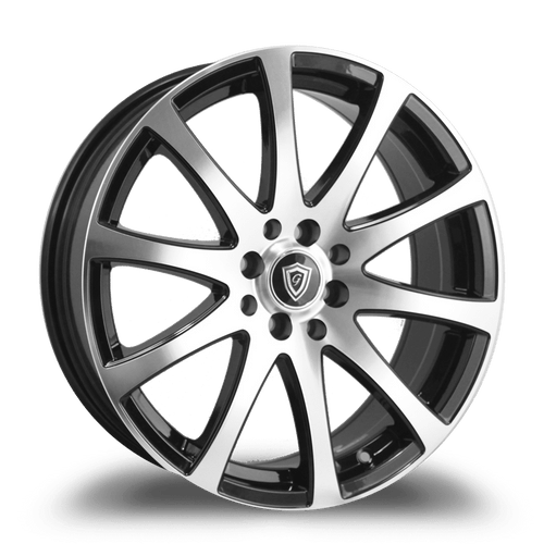 G - LINE ALLOYS G0001 5x110/5x114.3 17x7.5+35 BLACK / MACHINED