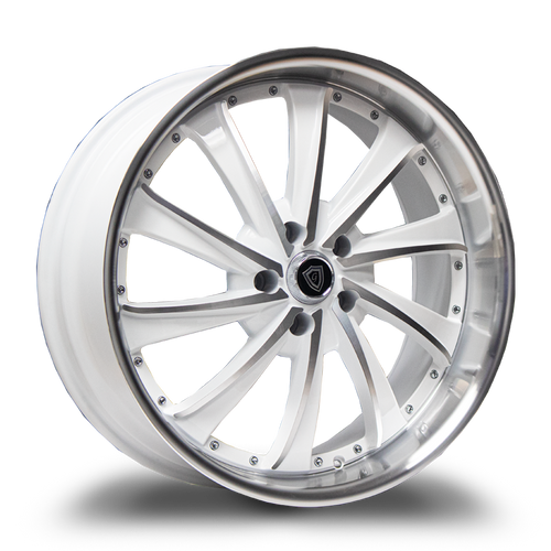 G - LINE ALLOYS G0016 5x115 22x9.5+15 WHITE / MACHINED