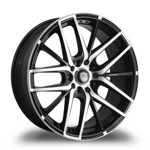 G - LINE ALLOYS G0029 5x108/5x114.3 17x7.5+35 BLACK / MACHINED