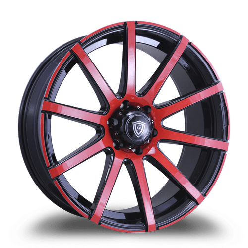 G - LINE ALLOYS G0036 6x139.7 20x9.5+15 RED FACE / BLACK