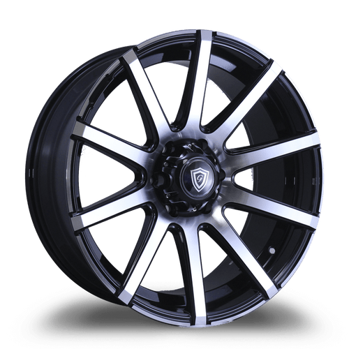 G - LINE ALLOYS G0036 6x139.7 22x9.5+20 BLACK / MACHINED