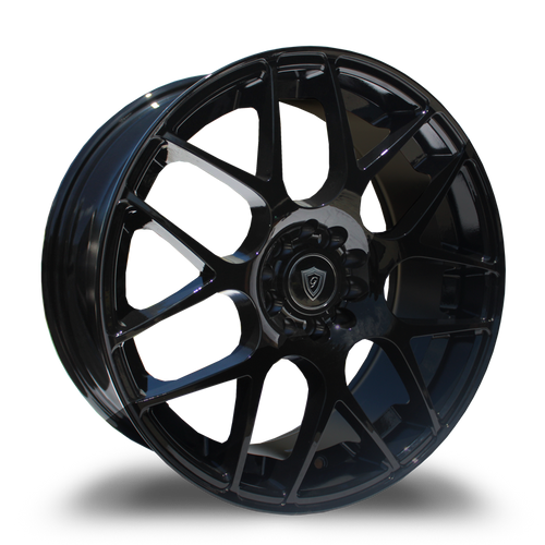 G - LINE ALLOYS G0056 5x112/5x114.3 18x8+35 BLACK - GLOSSY BLACK