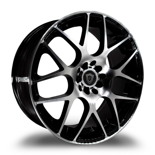 G - LINE ALLOYS G0056 5x114.3/5x120 18x8+35 BLACK / MACHINED