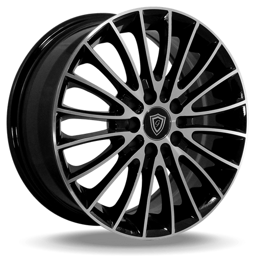 G - LINE ALLOYS G0078 5x114.3/5x120 17x7+35 BLACK / MACHINED