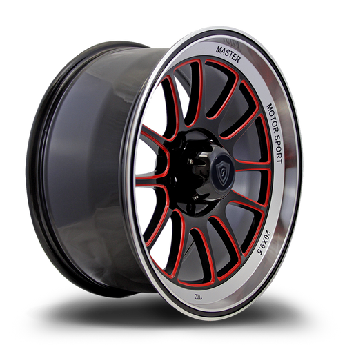 G - LINE ALLOYS G0089 5x139.7 20x9.5+15 RED / BLACK