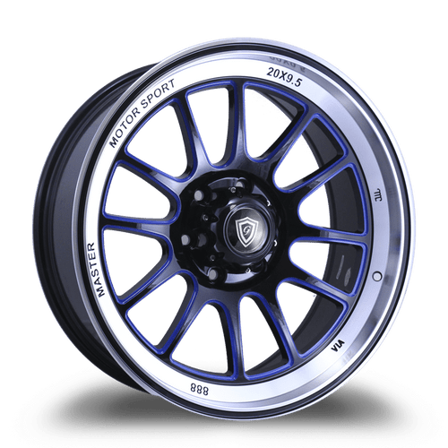 G - LINE ALLOYS G0089 6x139.7 20x9.5+15 BLUE/ BLACK