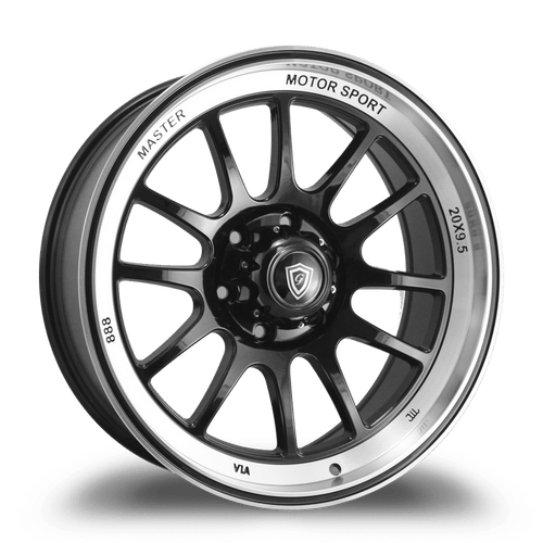 G - LINE ALLOYS G0089 6x139.7 20x9.5+15 BLACK / MACHINED