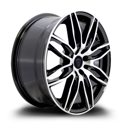 G - LINE ALLOYS G1017 5x100/5x114.3 17x7.5+35 BLACK / MACHINED