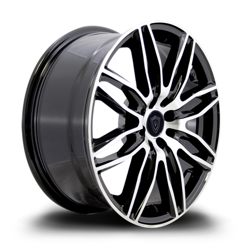 G - LINE ALLOYS G1017 4x100/4x114.3 17x7.5+35 BLACK / MACHINED