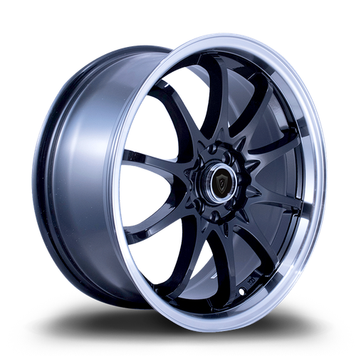 G - LINE ALLOYS G1018 4x100/4x114.3 17x7.5+35 BLACK / MACHINED