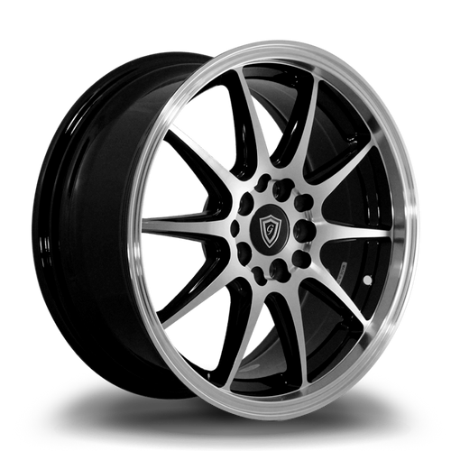 G - LINE ALLOYS G1068 5x100/5x114.3 16x7+35 BLACK / MACHINED
