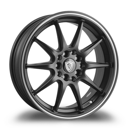 G - LINE ALLOYS G1068 5x100/5x114.3 16x7+35 BLACK / MACHINED LINE