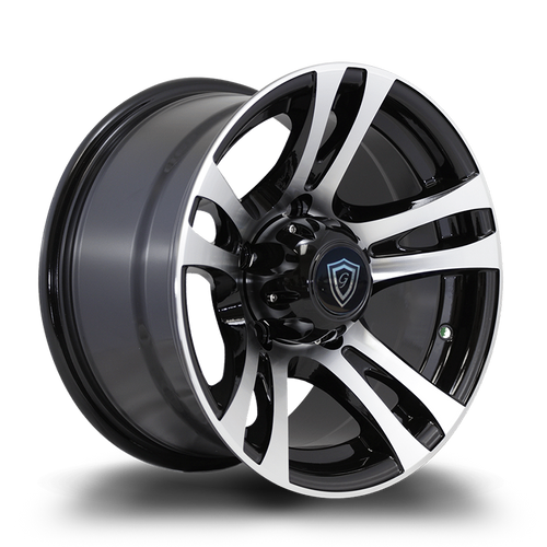 G - LINE ALLOYS G5010 6x139.7 15x8+5 BLACK / MACHINED