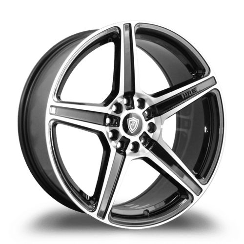 G - LINE ALLOYS G5067 5x112/5x114.3 18x8+35 BLACK / MACHINED