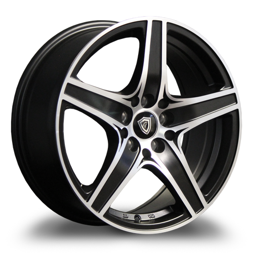 G - LINE ALLOYS G5084 5x100/5x114.3 16x7+35 SATIN BLACK / MACHINE FACE