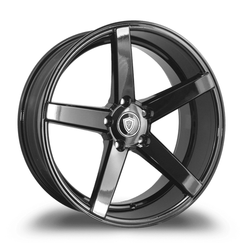 G - LINE ALLOYS G5109 5x120 18x8.5+35 BLACK - GLOSSY BLACK