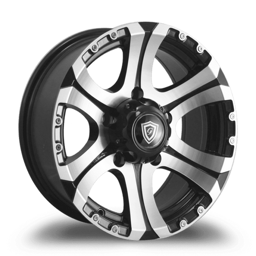 G - LINE ALLOYS G6006 6x139.7 16x8+10 BLACK / MACHINED