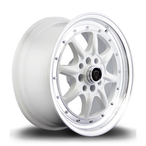 G - LINE ALLOYS G8006 4x100/4x114.3 15x8+20 WHITE / MACHINED