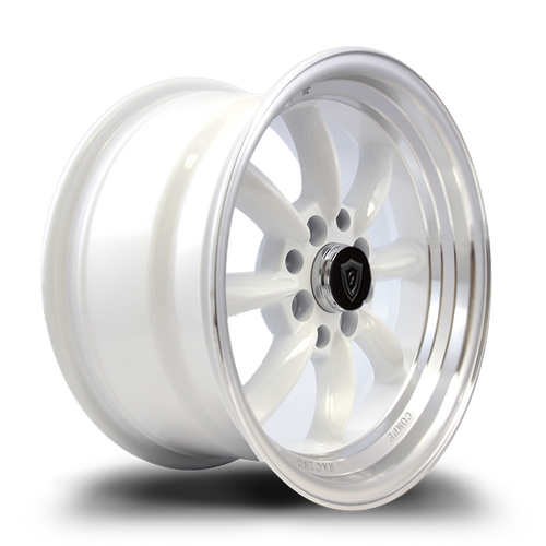 G - LINE ALLOYS G8014 4x100/4x114.3 15x8+20 WHITE / MACHINED