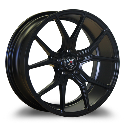 MARQUEE WHEELS M1003 5x108 18x9+38 BLACK - SATIN BLACK