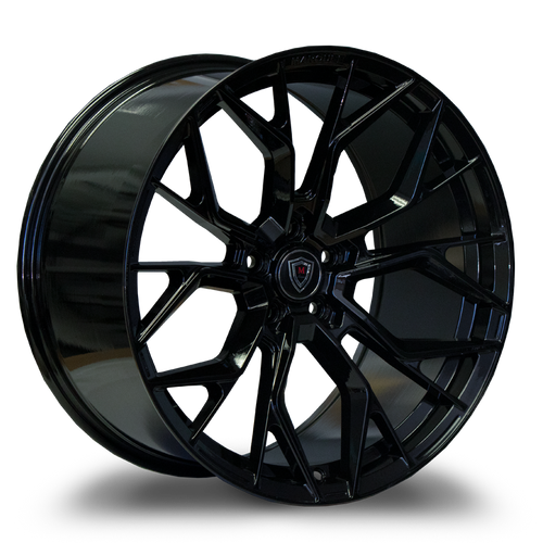 MARQUEE WHEELS M1004 5x112 20x10.5+40 GLOSS BLACK