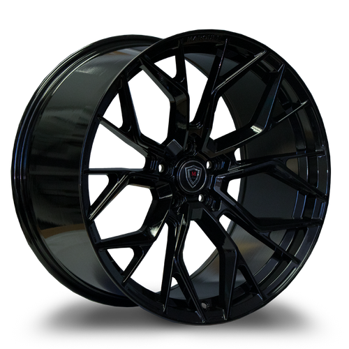 MARQUEE WHEELS M1004 5x114.3 20x9+33 GLOSS BLACK MACHINE
