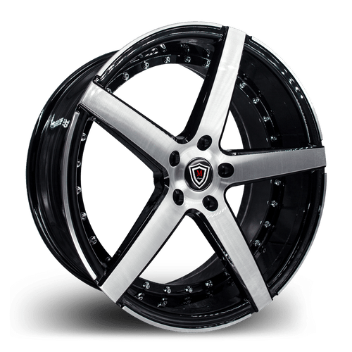 MARQUEE WHEELS M3226 5x114.3 20x10.5+38 BLACK / MACHINED