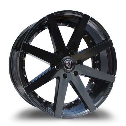 MARQUEE WHEELS M3226B 6x135 24x10+25 GLOSS BLACK