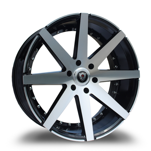 MARQUEE WHEELS M3226B 6x139.7 24x10+25 BLACK / MACHINED