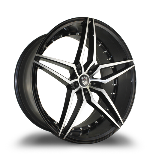 MARQUEE WHEELS M3259 5x120 19x8.5+33 BLACK / MACHINED