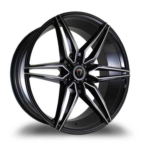 MARQUEE WHEELS M3259A 6x139.7 22x9.5+30 BLACK / MILLED