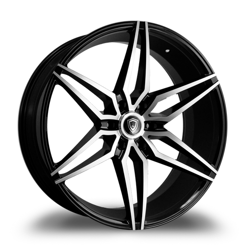 MARQUEE WHEELS M3259A 6x139.7 22x9.5+30 BLACK / MACHINED