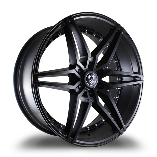 MARQUEE WHEELS M3259B 6x135 22x9.5+25 BLACK - SATIN BLACK