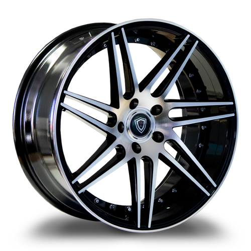 MARQUEE WHEELS M3266 5x120 20x10.5+38 BLACK / MACHINED