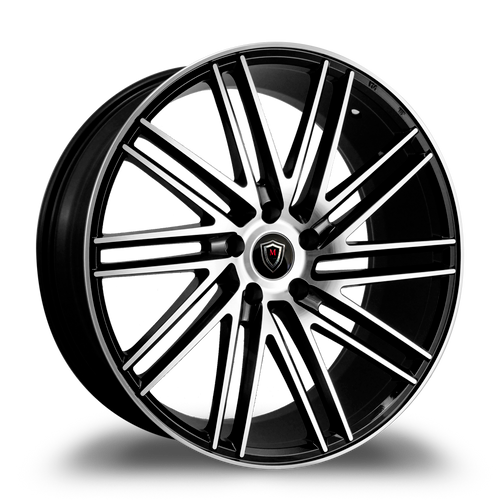 MARQUEE WHEELS M3307W 5x114.3 20x10+38 BLACK / MACHINED