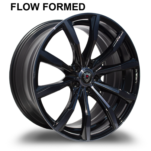 MARQUEE WHEELS M4408 5x112 20x9.5+38 BLACK - SMOKE