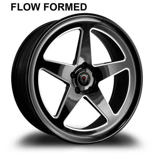 MARQUEE WHEELS M9535 5x120 20x9+35 BLACK / MILLED