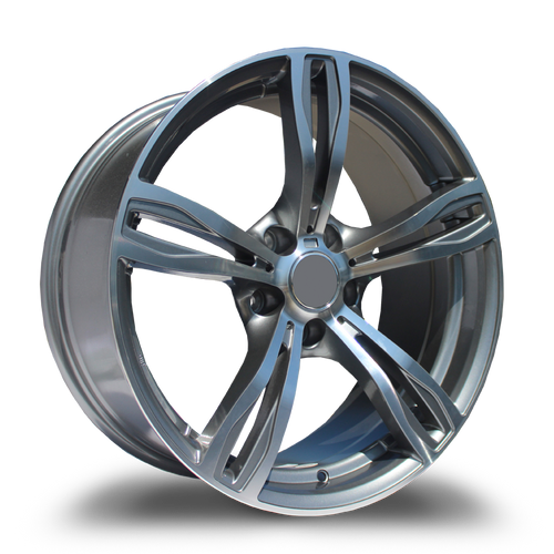 REPLICA WHEELS R5056 5x120 18x8+35 GREY / MACHINE