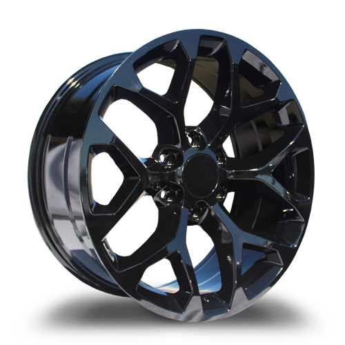 REPLICA WHEELS R6701 6x139.7 20x9+31 BLACK - GLOSSY BLACK