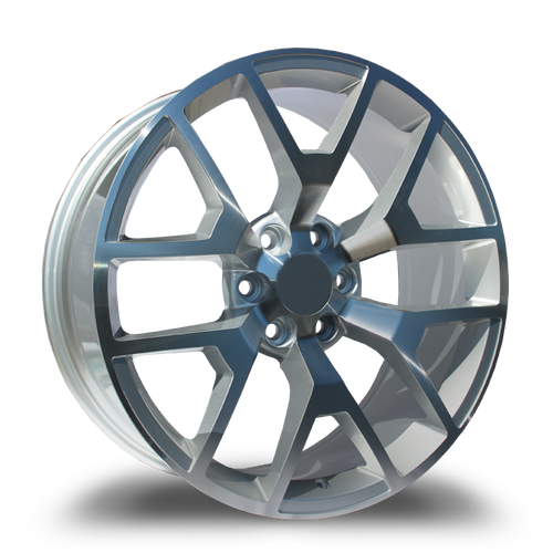 REPLICA WHEELS R6703 6x139.7 22x9+27 SILVER / MACHINED