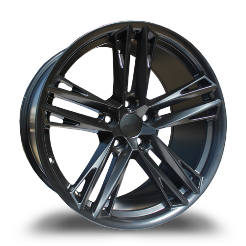 REPLICA WHEELS R704R 5x120 20x11+43 BLACK - SATIN BLACK