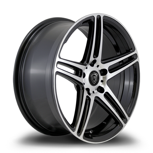 WHITE DIAMOND W3184 5x114.3 18x8+35 BLACK / MACHINED