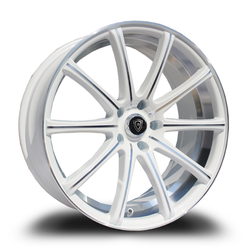 WHITE DIAMOND W3195 5x114.3 20x8.5+35 WHITE POLISH