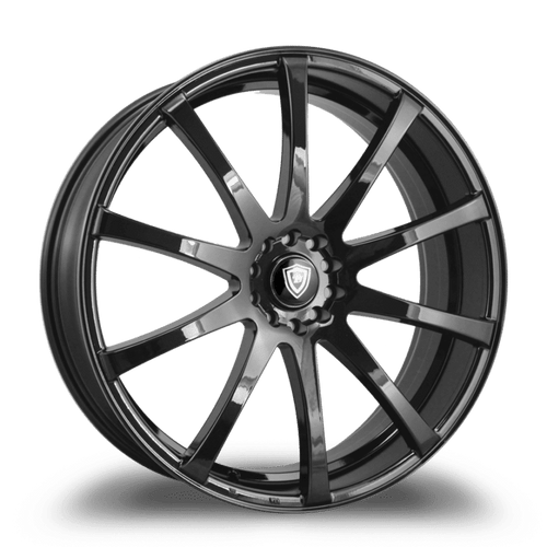 WHITE DIAMOND W3196 5x115 20x8.5+20 BLACK - GLOSSY BLACK