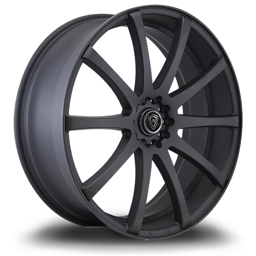 WHITE DIAMOND W3196 5x115 22x9+20 BLACK  - MATTE BLACK