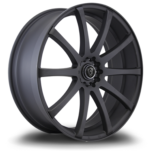 WHITE DIAMOND W3196 5x115/5x120 20x8.5+20 BLACK  - MATTE BLACK