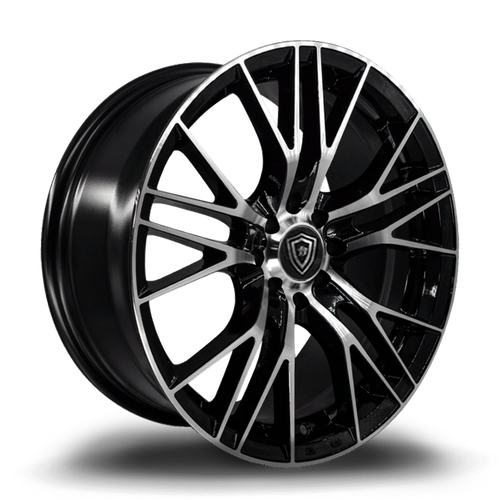 WHITE DIAMOND W3267 5x100/5x114.3 17x7.5+35 BLACK / MACHINED