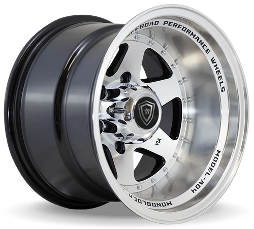 WHITE DIAMOND W3910 6x139.7 15x10-44 BLACK / MACHINED