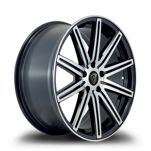 WHITE DIAMOND W7103 5x120 19x9.5+38 BLACK / MACHINED