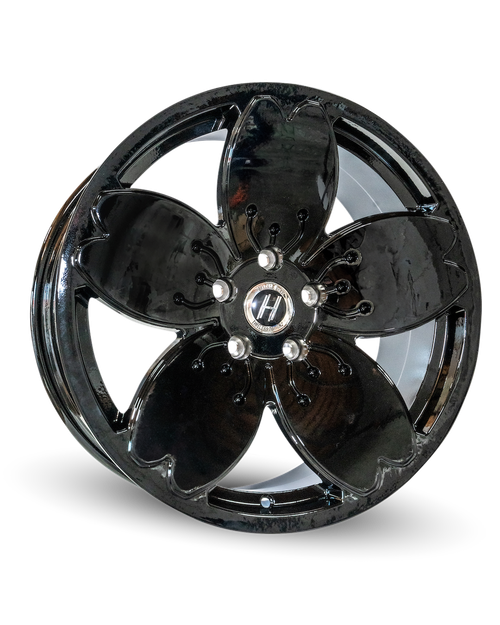Heritage Wheel Sakura MonoC 5x100 18x8.5 +35 Black